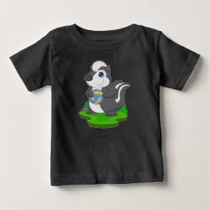 Skunk Volleyball player Volleyball Baby T-Shirt