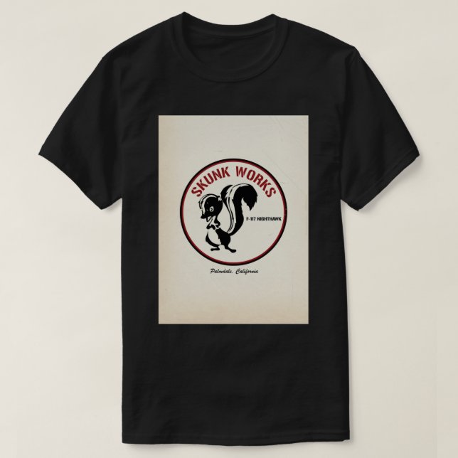 Skunk Works F-117 vintage    T-Shirt (Design Front)