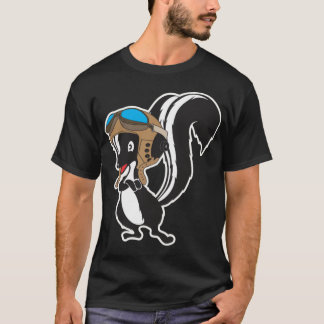 Skunk Works Pilot Patch - Clean Style T-Shirt
