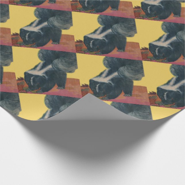 skunk wrapping paper (Corner)