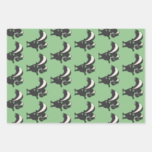 Skunk Wrapping Paper Sheet