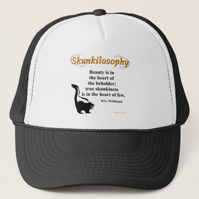 Skunkilosophy Trucker Hat (Front)