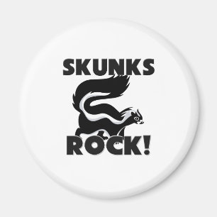 Skunks Rock Magnet