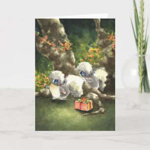 Skunks with a Present Card