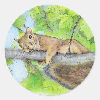 SKWIRL CLASSIC ROUND STICKER