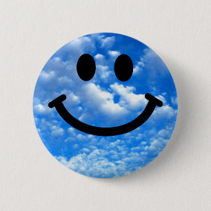 Sky 2 Inch Round Button