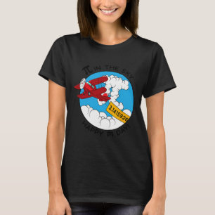 Sky Airplane Funny Maths Nerd Birthday Gift Pi Day T-Shirt