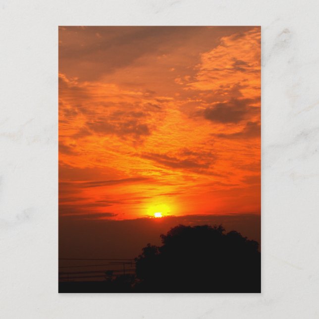 sky  and  cloud  /  sunset postcard (Front)