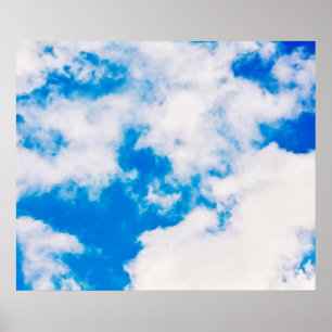 Sky and clouds poster