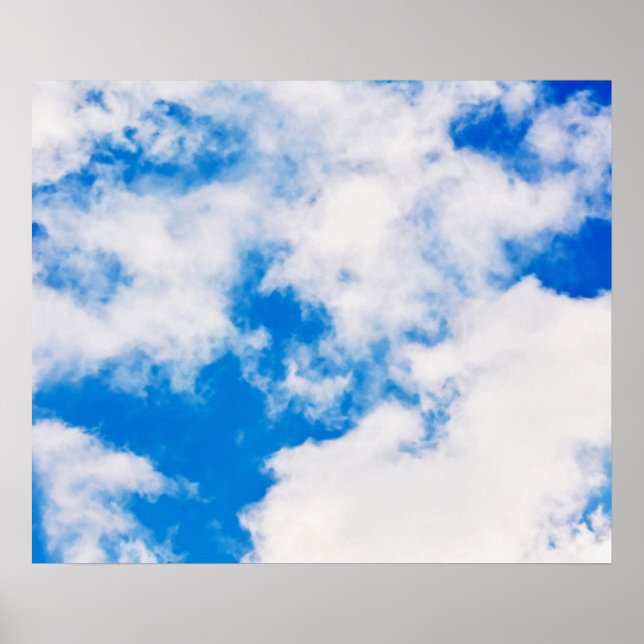 Sky and clouds poster (Front)