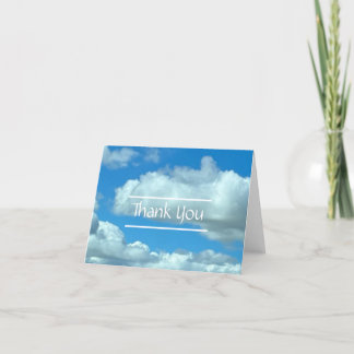 Sky and Clouds Thank You Card