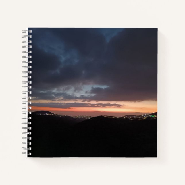 sky at night ,Spiral Notebook (Front)