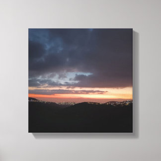 sky at night Stretched Canvas Print