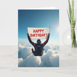Sky Banner Birthday Card