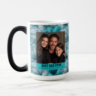 Sky Blue Amaryllis Flower Father Papa Family Magic Mug