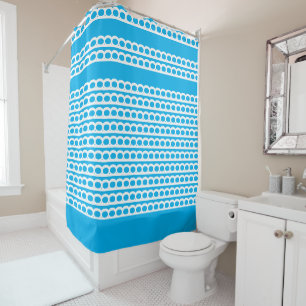 Sky Blue and white Modern bubble Waves