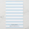 Sky Blue and White Stripes | Stationery