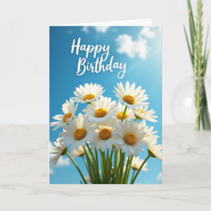 Sky Blue Birthday Card