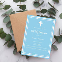 Sky blue boy First Holy Communion