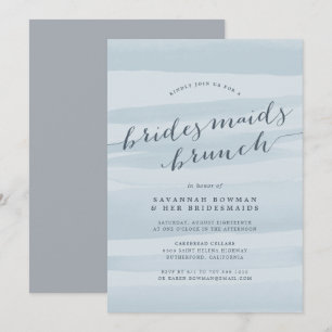 Sky Blue Bridesmaids Brunch Invitation