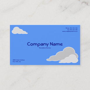 Sky Blue Business Card
