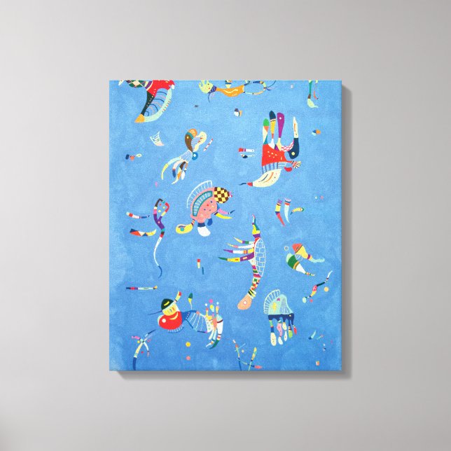 Sky Blue by Wassily Kandinsky Canvas Print (Front)