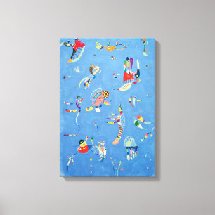 Sky Blue by Wassily Kandinsky Canvas Print