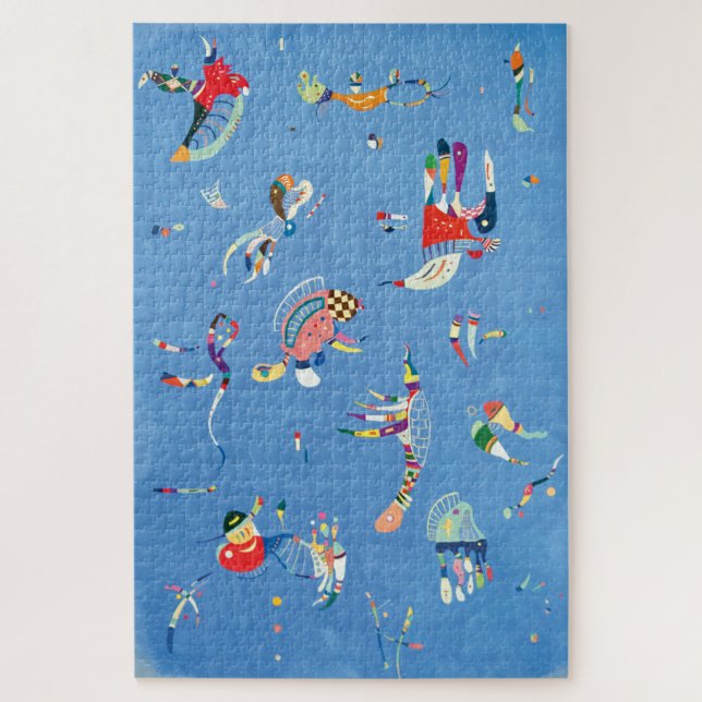 Sky Blue by Wassily Kandinsky Jigsaw Puzzle (Vertical)