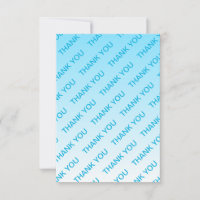 Sky Blue (changeable colour!) Ombre & Text Pattern