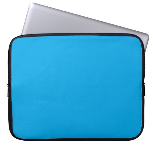 Sky Blue Colour Background Customize it Easily Laptop Sleeve (Front)