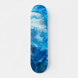 Sky Blue Coral Skateboard