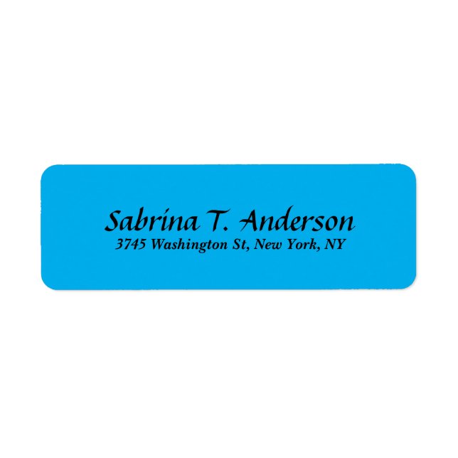 Sky Blue Elegant Script Modern (Front)
