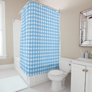 Sky blue gingham