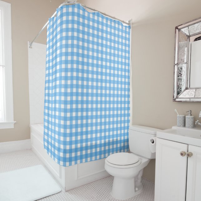 Sky blue gingham (In Situ)