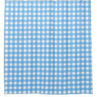 Sky blue gingham