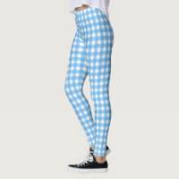 Sky blue gingham