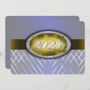 Sky Blue Harvest and Gold Class of 2025 Party Invitation