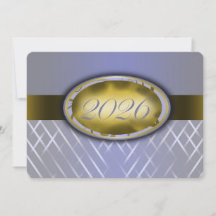Sky Blue Harvest and Gold Class of 2026 Invitation