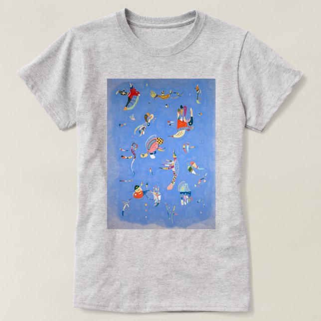 Sky Blue | Kandinsky | T-Shirt (Design Front)