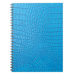 Sky blue leather  notebook