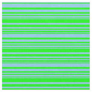 Sky Blue & Lime Coloured Pattern Fabric