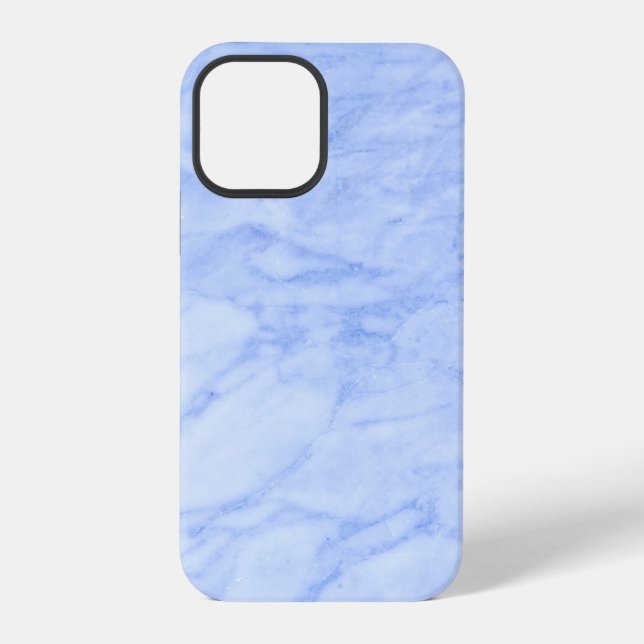 Sky-blue Marble iPhone Case (Back)