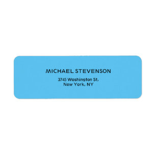 Sky Blue Modern Minimalist Plain