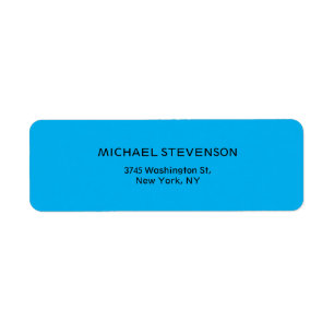 Sky Blue Modern Minimalist Plain