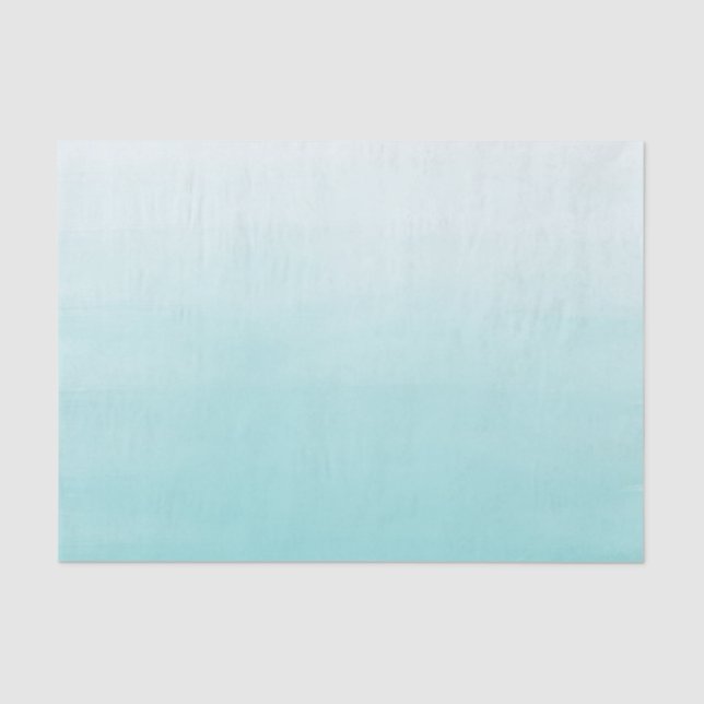 Sky Blue Ombre Tissue Paper (Front)