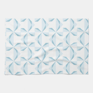 Sky Blue Pinwheels Kitchen Towel