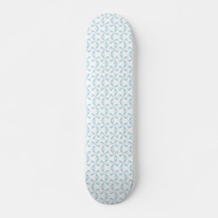 Sky Blue Pinwheels Skateboard