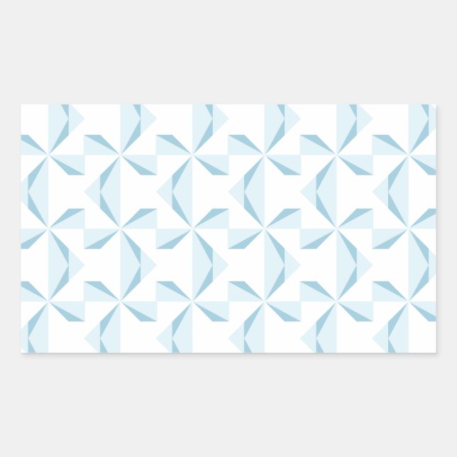 Sky Blue Pinwheels Sticker (Front)
