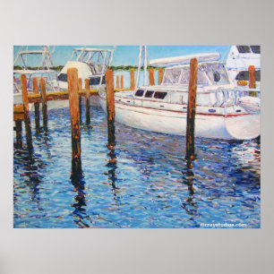 "Sky Blue Reflections" Poster