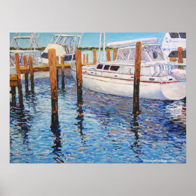 "Sky Blue Reflections" Poster (Front)